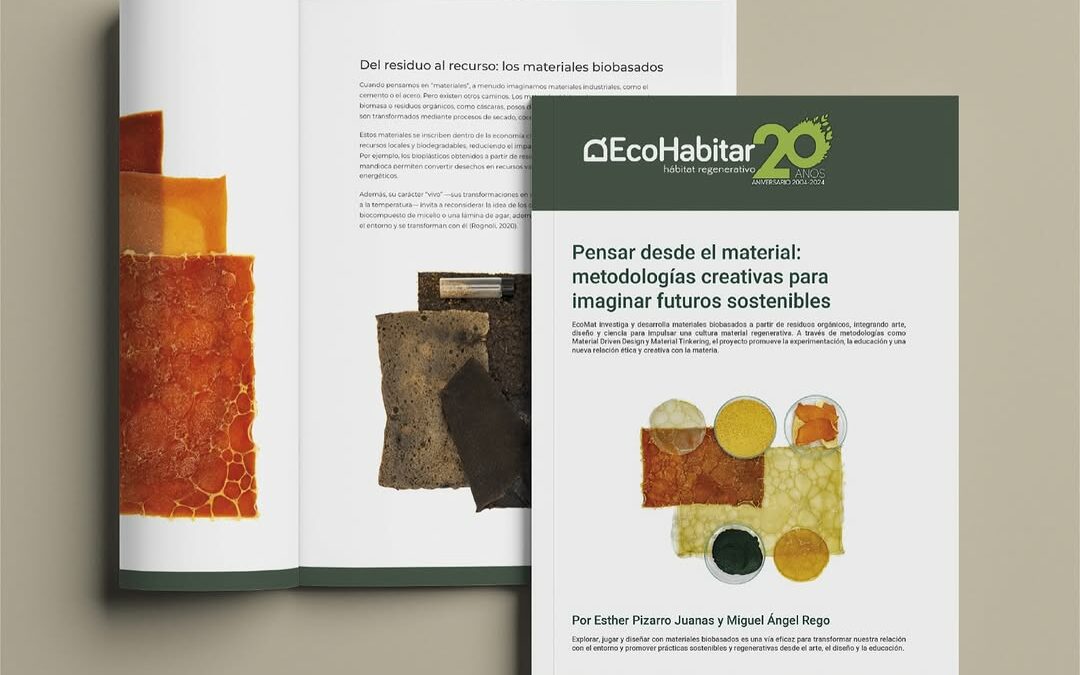 Publicación en EcoHabitar: Pensar desde el material