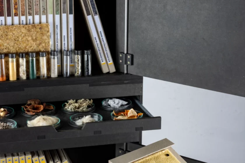 Dispositivo modular de la Materioteca EcoMat